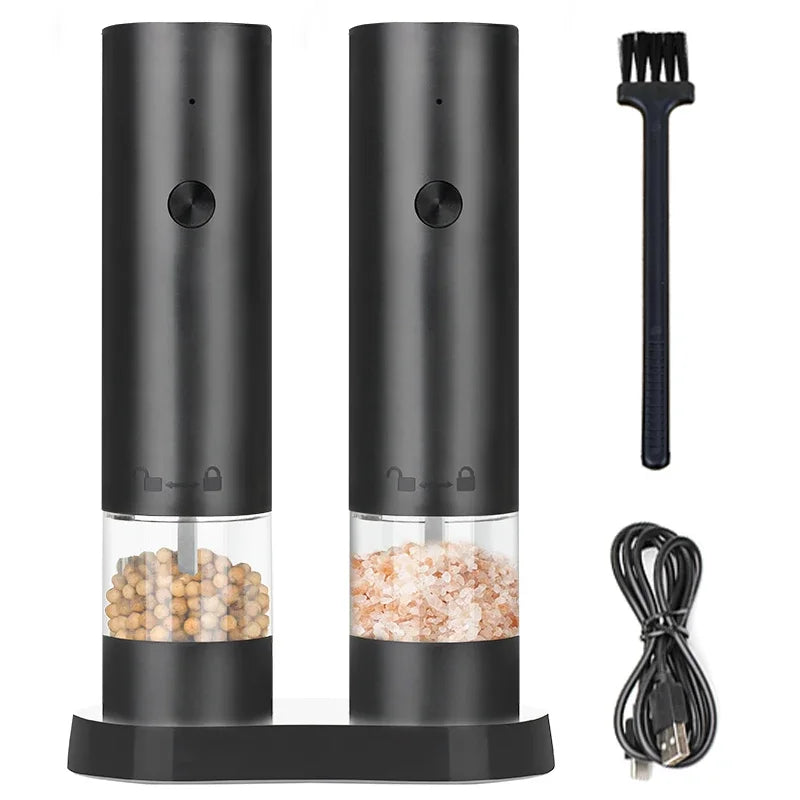 New Rechargeable Electric Salt and Pepper Grinder