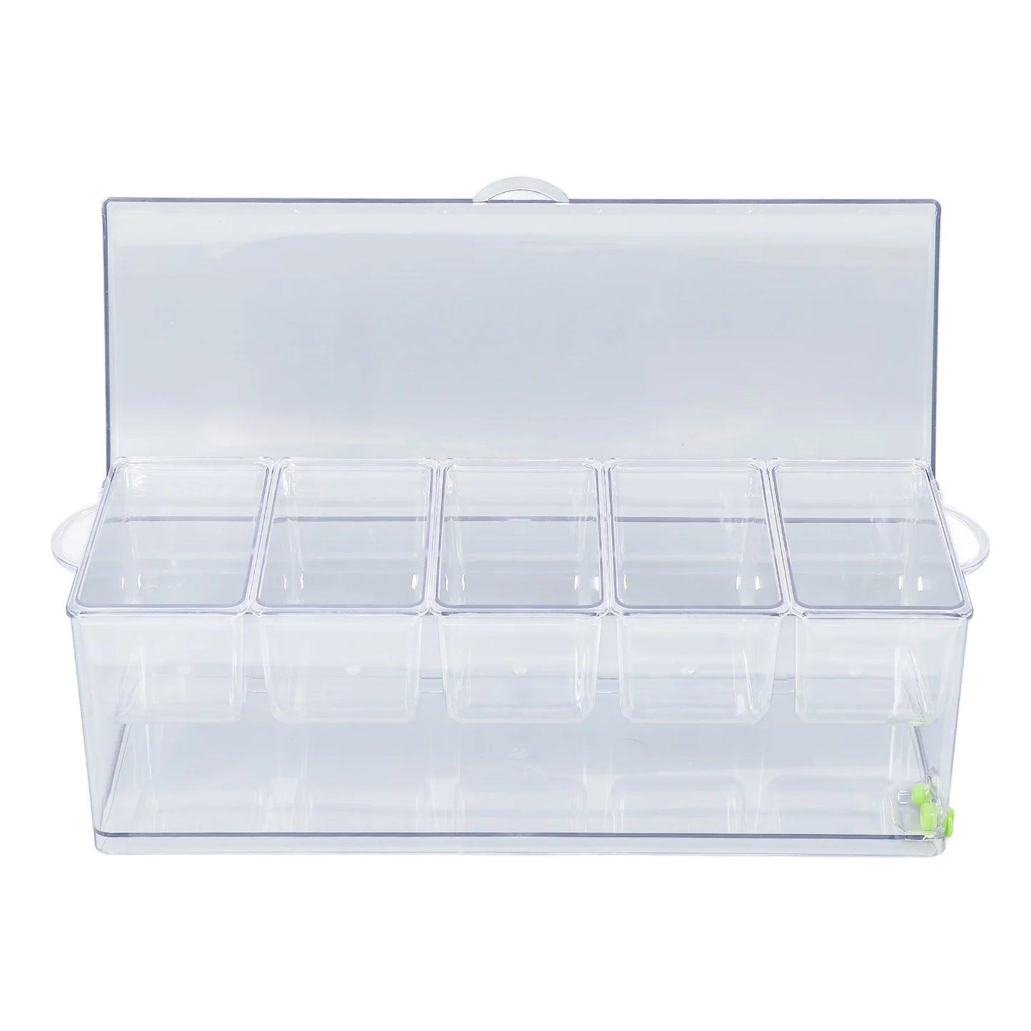 Food Container with Lid Plastic Ice Chilled party Server
