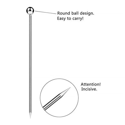 Cocktail Picks, Fruit Toothpicks for Party Bar, Drink Stirring Sticks, Martini Picks,