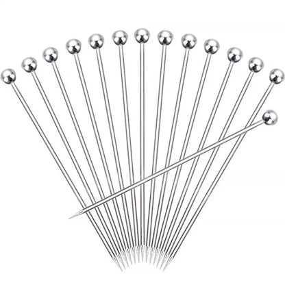 Cocktail Picks, Fruit Toothpicks for Party Bar, Drink Stirring Sticks, Martini Picks,