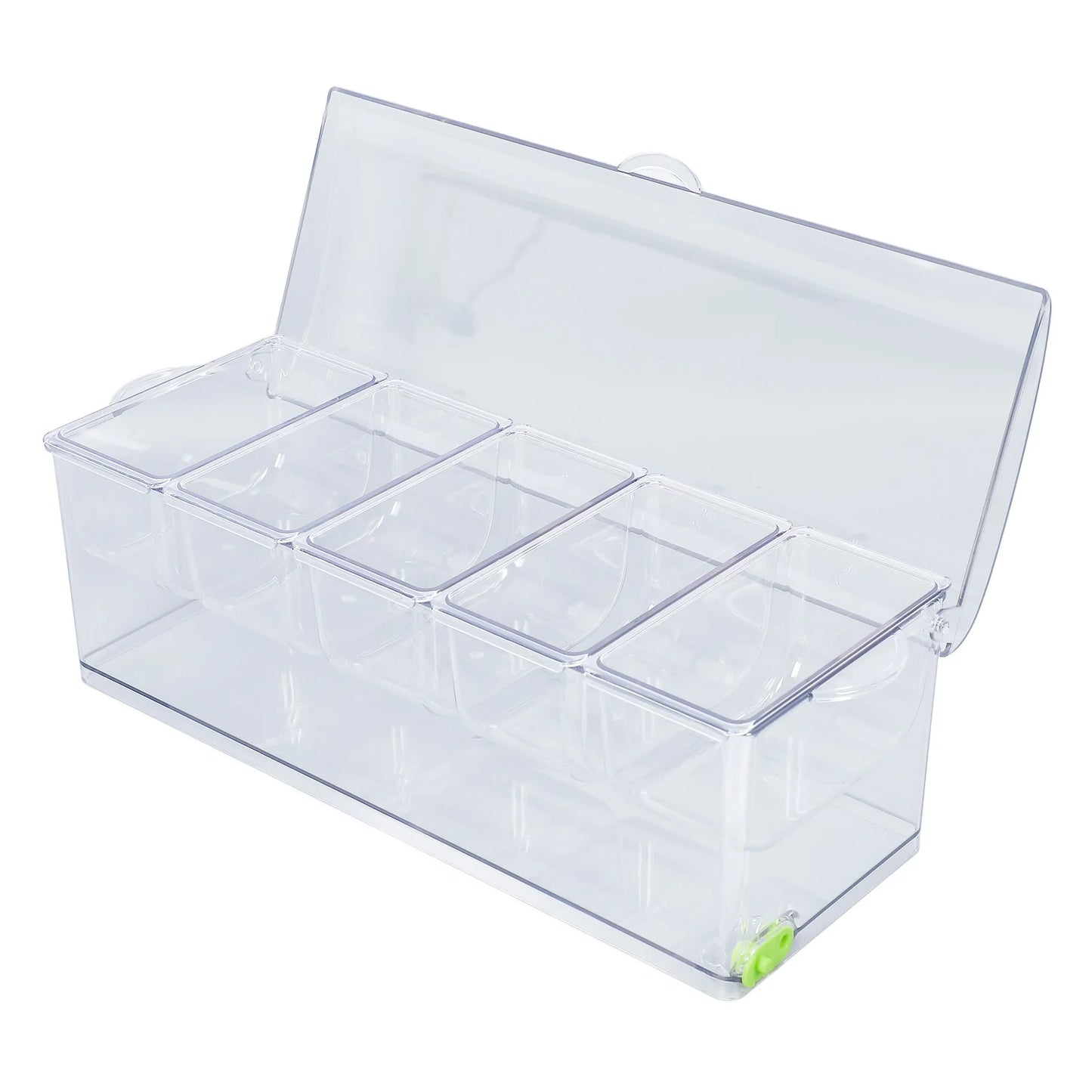 Food Container with Lid Plastic Ice Chilled  party Server