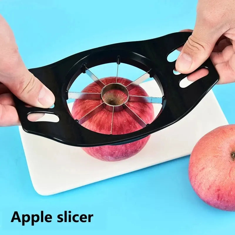 Stainless Steel  Apple Cutter and  Slicer in Seconds.