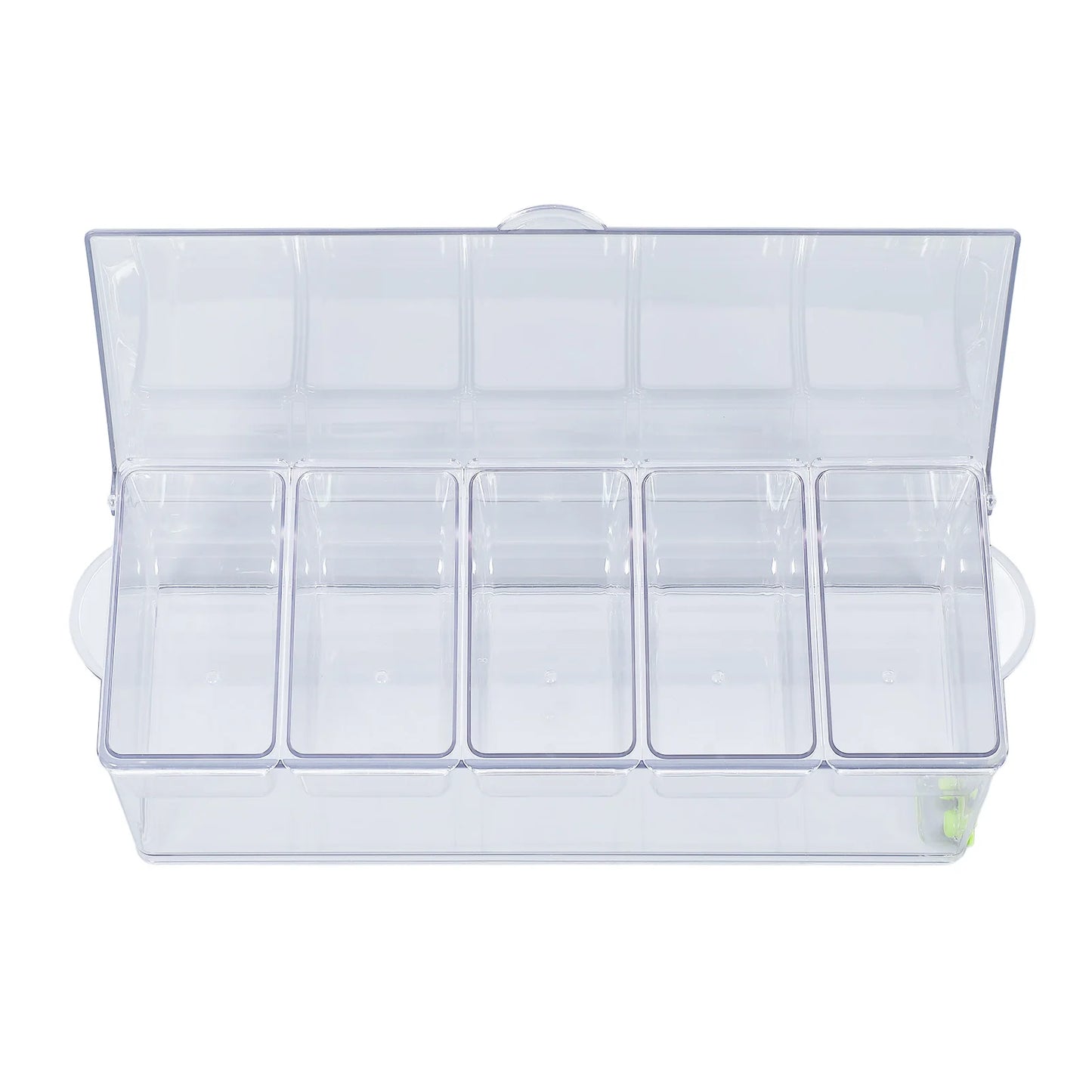 Food Container with Lid Plastic Ice Chilled  party Server