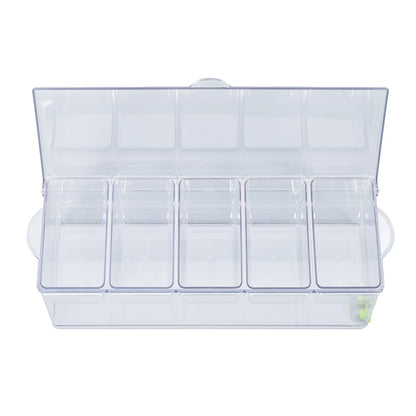 Food Container with Lid Plastic Ice Chilled  party Server