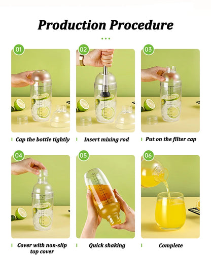 Plastic Cocktail  Bartender Wine Mixer for Party