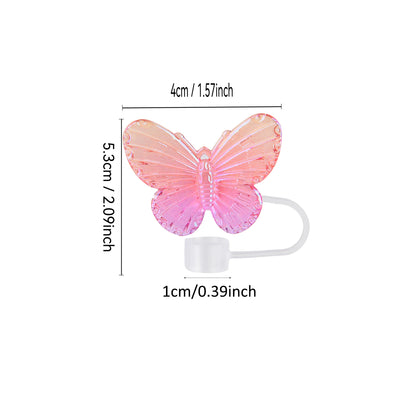 Butterfly Straw Cover Cap for Tumbler Cup