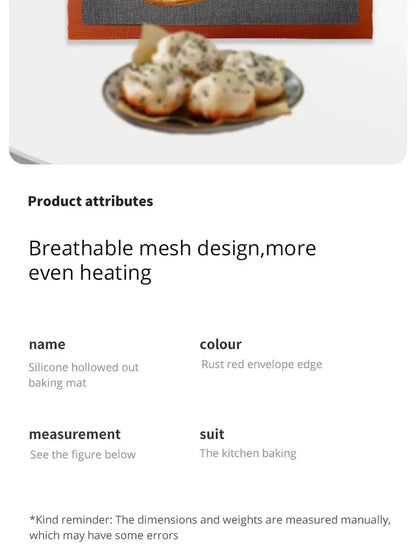 Silicone Grill  30X40cm  Oven Microwave Baking Mat