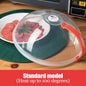 Microwave Splash Cover High Temperature Resistant Lid Transparent Food Heating Cover.