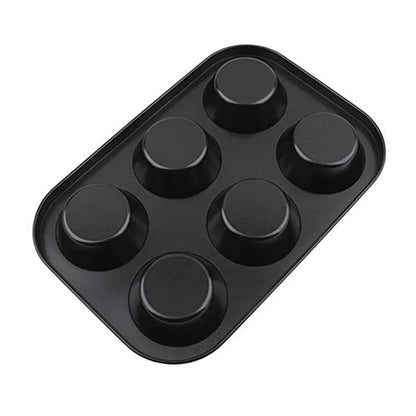 6/12 Cups Square Cupcake and Muffin Tray  Non Stick Bakeware
