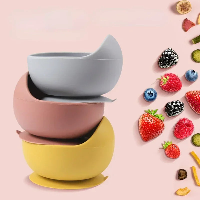 Silicone Baby Feeding  Dish Set