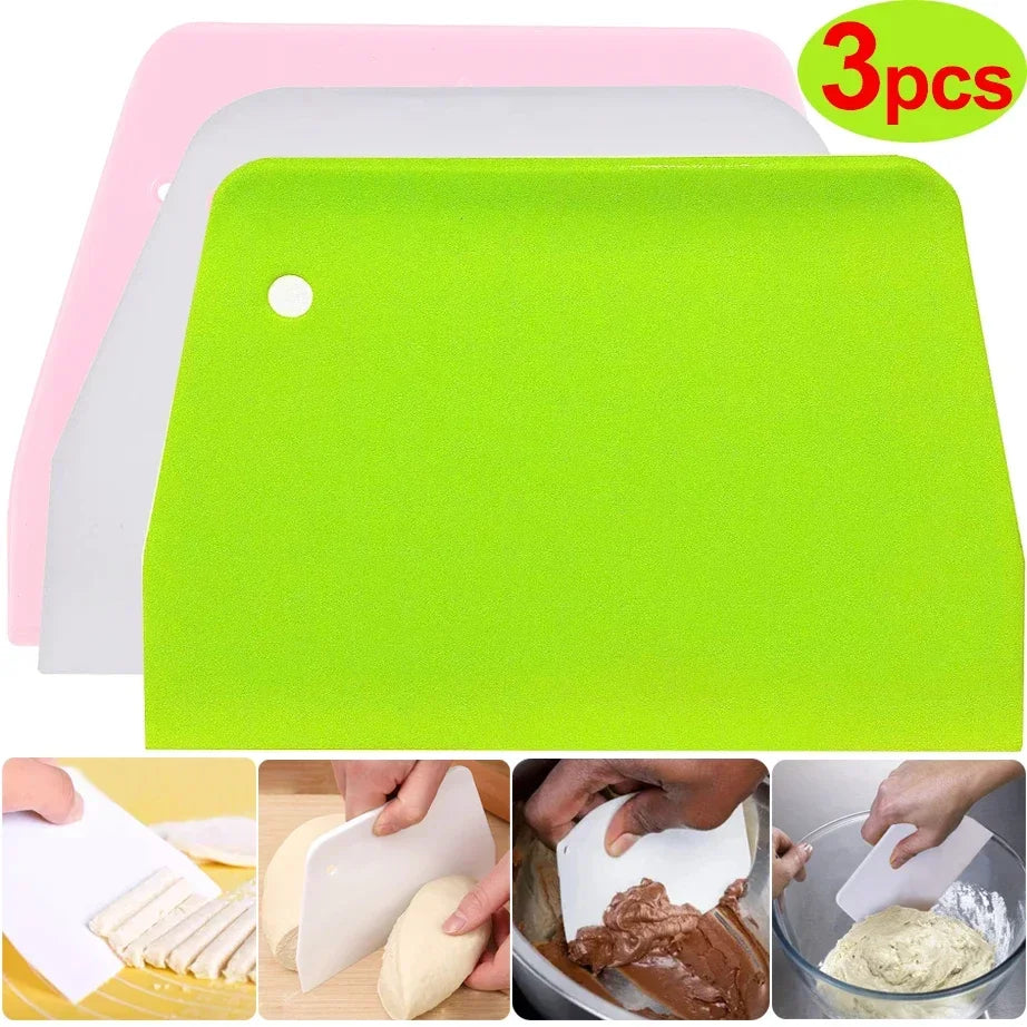 Multipurpose Dough Cutter Scraper for Bread and Pastry