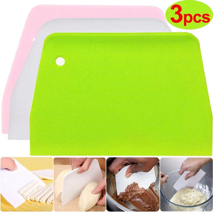 Multipurpose Dough Cutter Scraper for Bread and Pastry