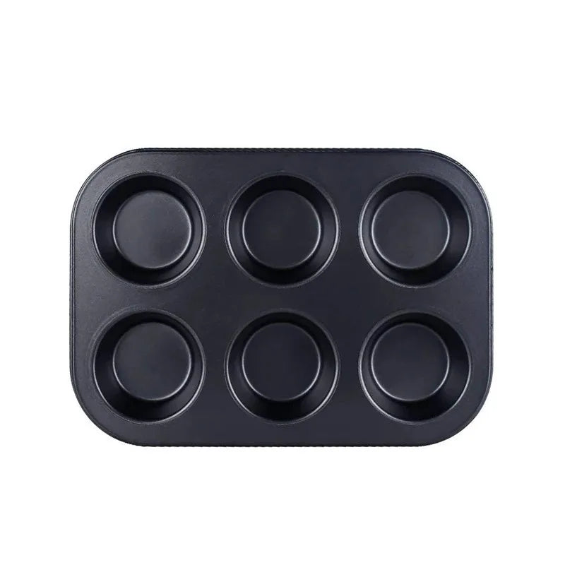 6/12 Cups Square Cupcake and Muffin Tray  Non Stick Bakeware