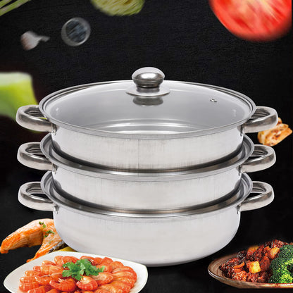 Multi-Function  Stainless Steel  Steamer