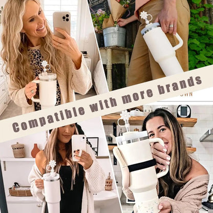 Butterfly Straw Cover Cap for Tumbler Cup