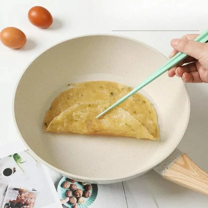 HOME Tool 16PCS Pots and Pans Set Non Stick Cookware Set Nonstick with Cooking Set (white, 16pieces) Free delivery