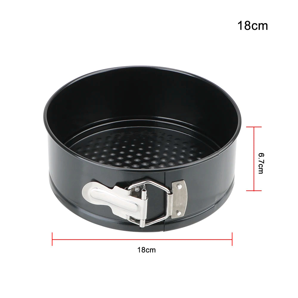 Removable Bottom Kitchen Accessories Non-Stick Metal Bake Cake Pan