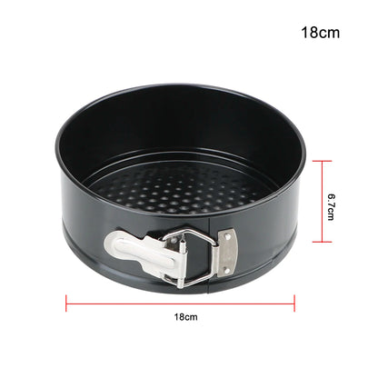 Removable Bottom Kitchen Accessories Non-Stick Metal Bake Cake Pan