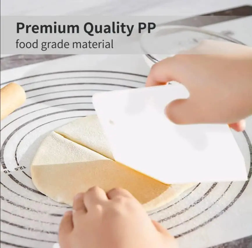 Multipurpose Dough Cutter Scraper for Bread and Pastry