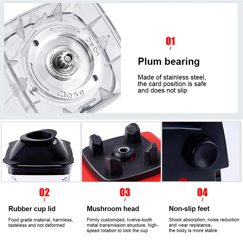 Heavy Duty Commercial Blende And Food Processor