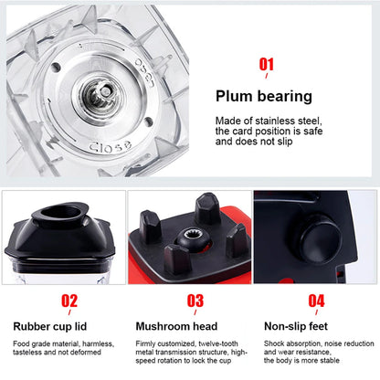 Heavy Duty Commercial Blende And Food Processor