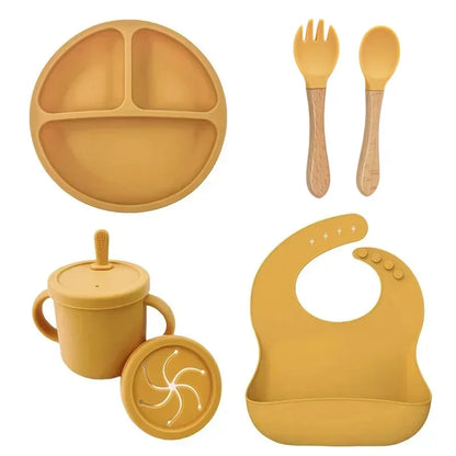 Silicone Baby Feeding  Dish Set