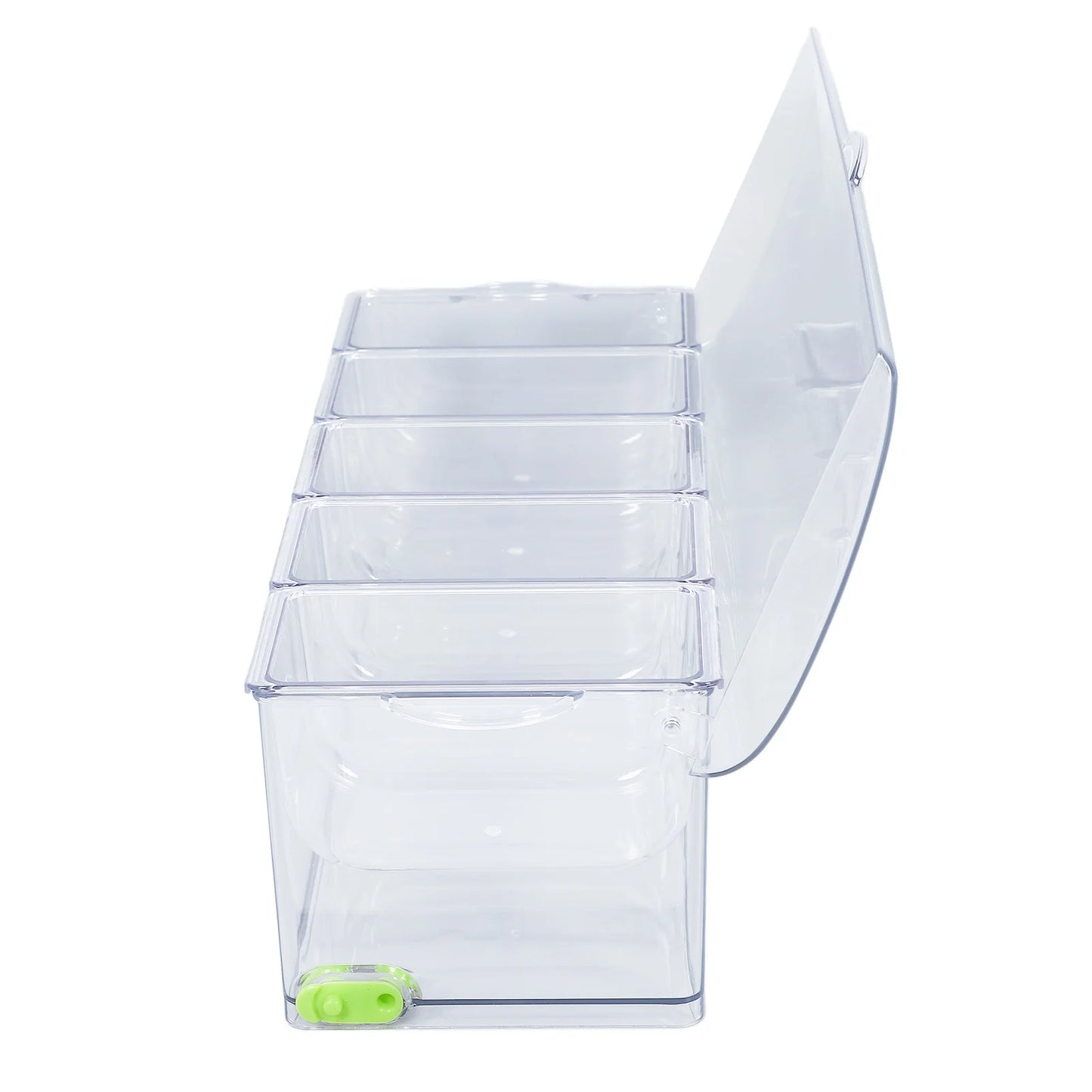 Food Container with Lid Plastic Ice Chilled  party Server
