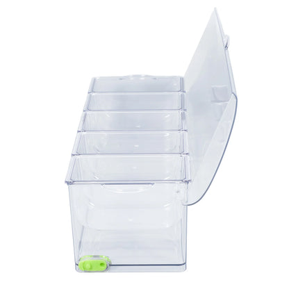 Food Container with Lid Plastic Ice Chilled  party Server
