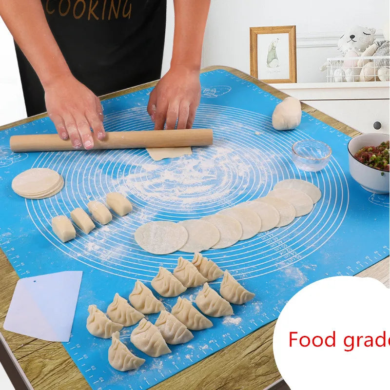 Silicone Baking Mat Sheet Large Kneading Pad for Rolling Dough Pizza Dough Non-Stick Maker Pastry Kitchen Accessories