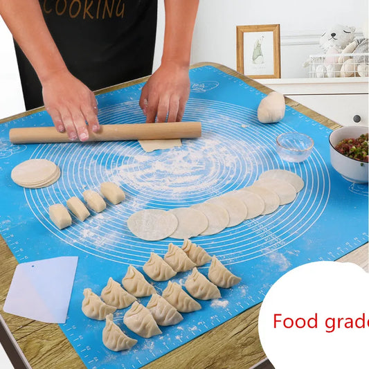 Silicone Baking Mat Sheet Large Kneading Pad for Rolling Dough Pizza Dough Non-Stick Maker Pastry Kitchen Accessories