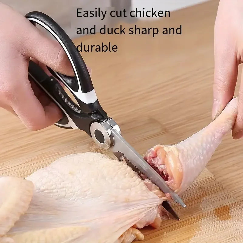 Multifunction Stainless Steel Kitchen Tools  Chicken Bone Fish Food Scissors
