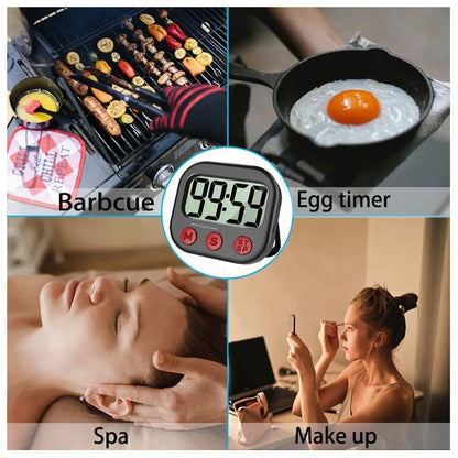 Digital Visual  Magnetic Kitchen LCD Screen Timer
