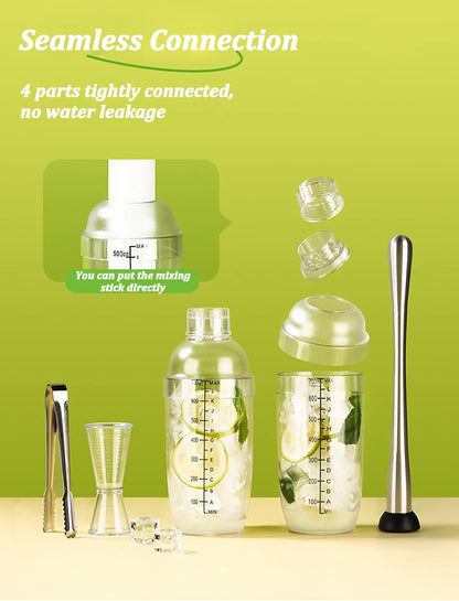 Plastic Cocktail  Bartender Wine Mixer for Party