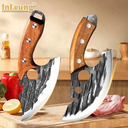 Hand Forged Kitchen Knives Stainless Steel Butcher Meat Cutting,  Fruit Slicing Knife