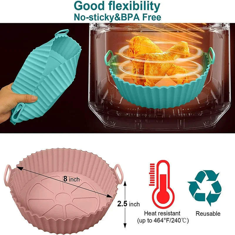 Reusable Air fryer Liner Pan