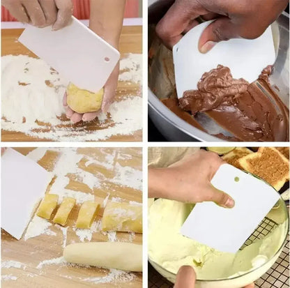 Multipurpose Dough Cutter Scraper for Bread and Pastry