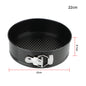 Removable Bottom Kitchen Accessories Non-Stick Metal Bake Cake Pan