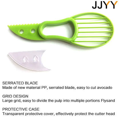 Avocado Plastic Knife Slicer