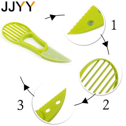 Avocado Plastic Knife Slicer