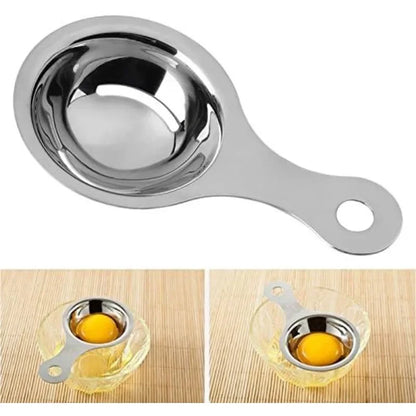 Stainless Steel Egg Yolk and White  Separator or Filter Kitchen Utensils.