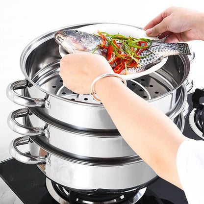 Multi-Function  Stainless Steel  Steamer