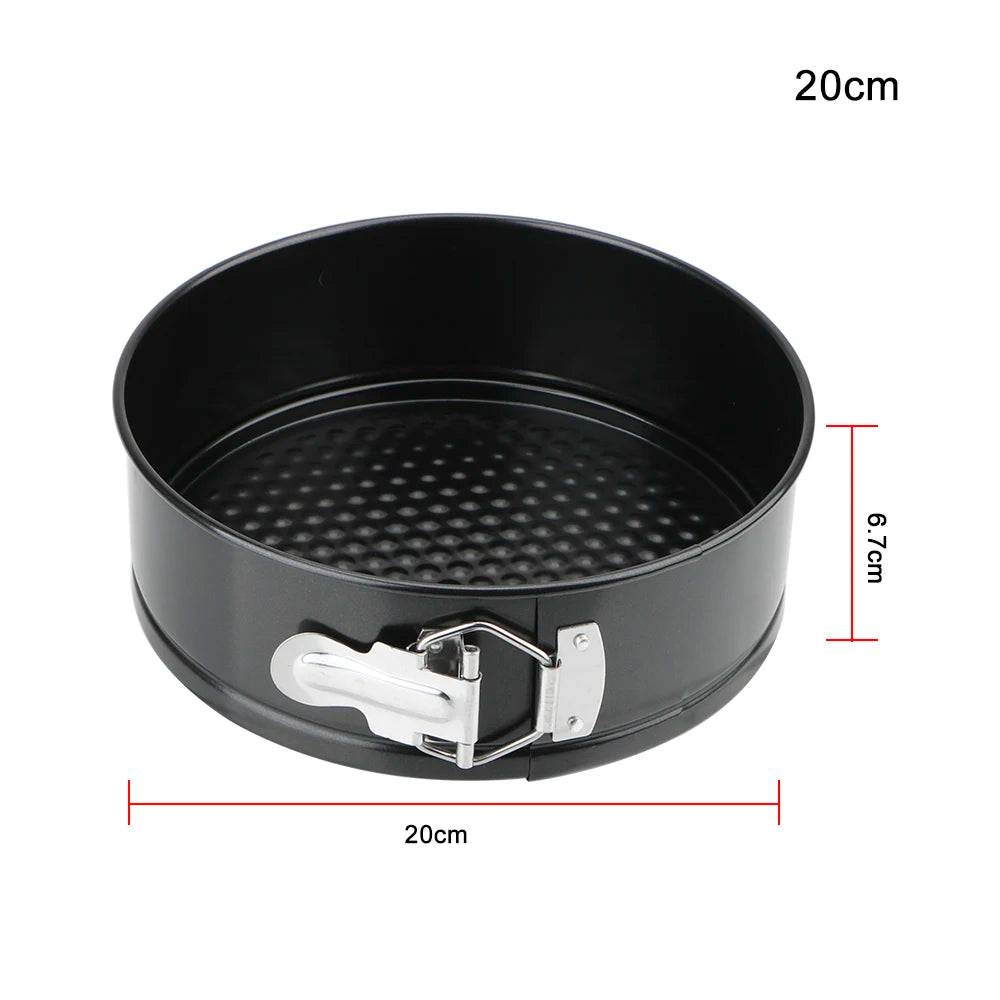 Removable Bottom Kitchen Accessories Non-Stick Metal Bake Cake Pan