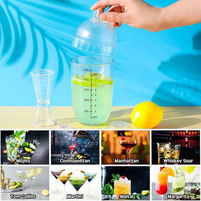 Plastic Cocktail  Bartender Wine Mixer for Party