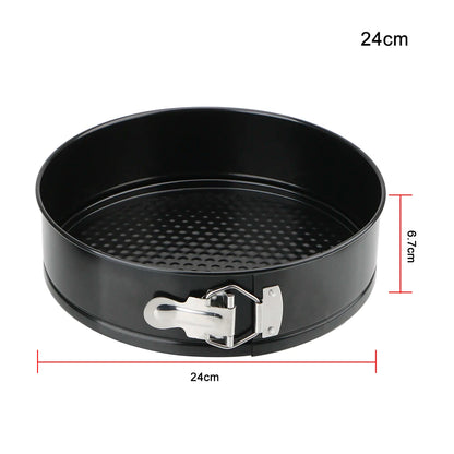 Removable Bottom Kitchen Accessories Non-Stick Metal Bake Cake Pan