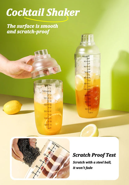 Plastic Cocktail  Bartender Wine Mixer for Party