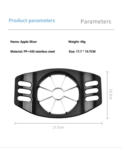 Stainless Steel  Apple Cutter and  Slicer in Seconds.