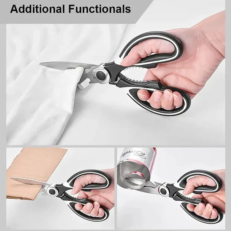 Multifunction Stainless Steel Kitchen Tools  Chicken Bone Fish Food Scissors