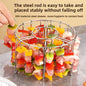 Skewers  Air Fryer Stainless Steel Grill Vertical Skewer