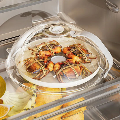 Microwave Splash Cover High Temperature Resistant Lid Transparent Food Heating Cover.