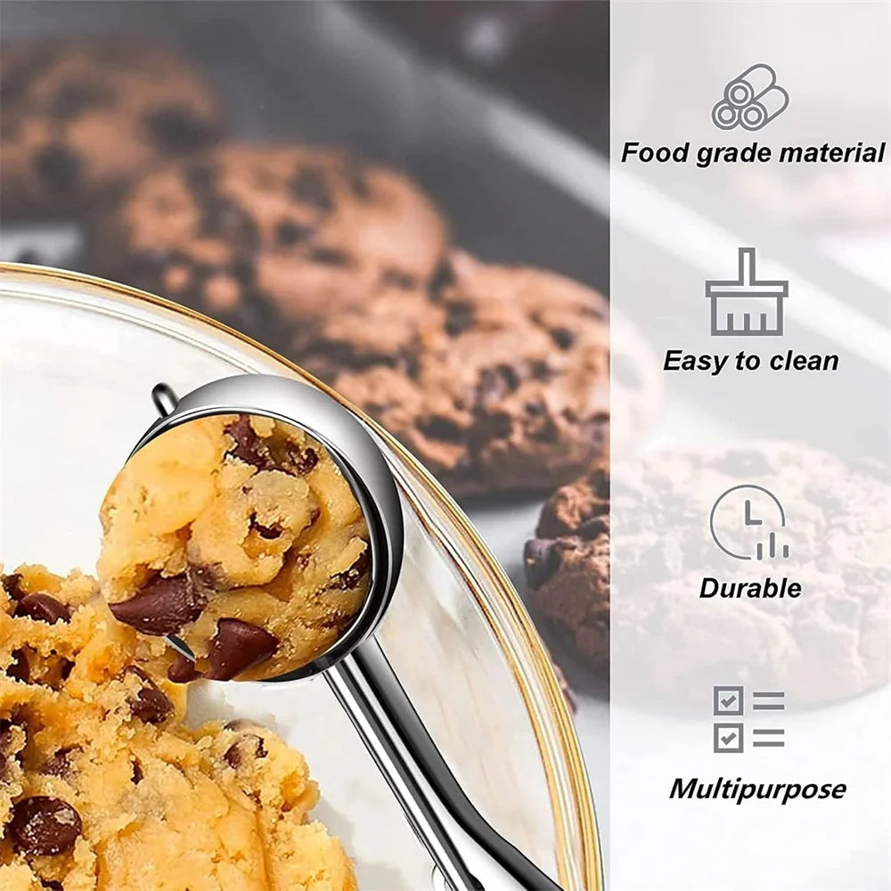 Stainless Steel Ice Cream Scoop  or Baking Cookie Scoop,